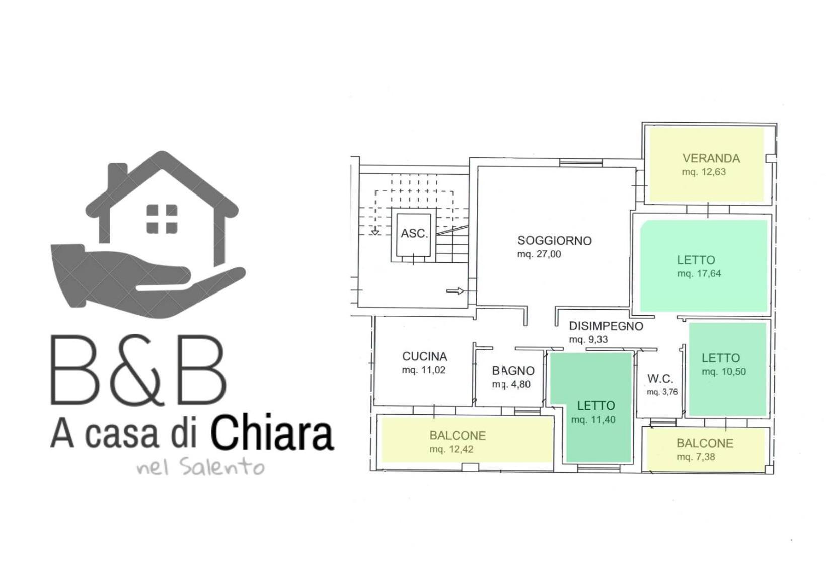 A Casa Di Chiara Apartment เลชเช ภายนอก รูปภาพ